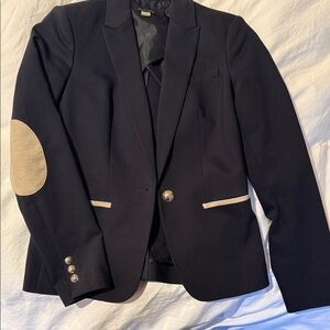 Tommy Hilfiger Black Blazer with Tan Accents
